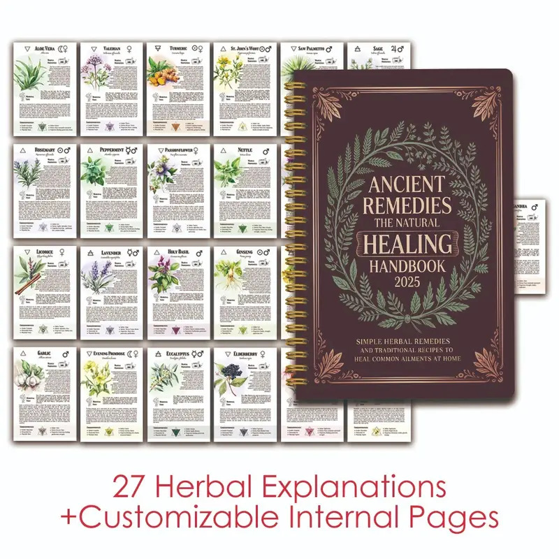 Health & Wellness Photos - Natural Remedies Handbuch mit antiken Heilen