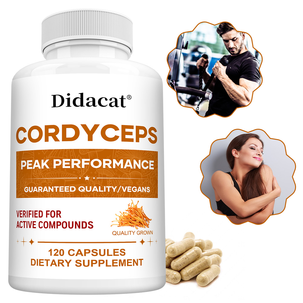 Cordyceps-Pilz-Kapseln 1000mg, – Health Wellness Usa Bewertung und Preis